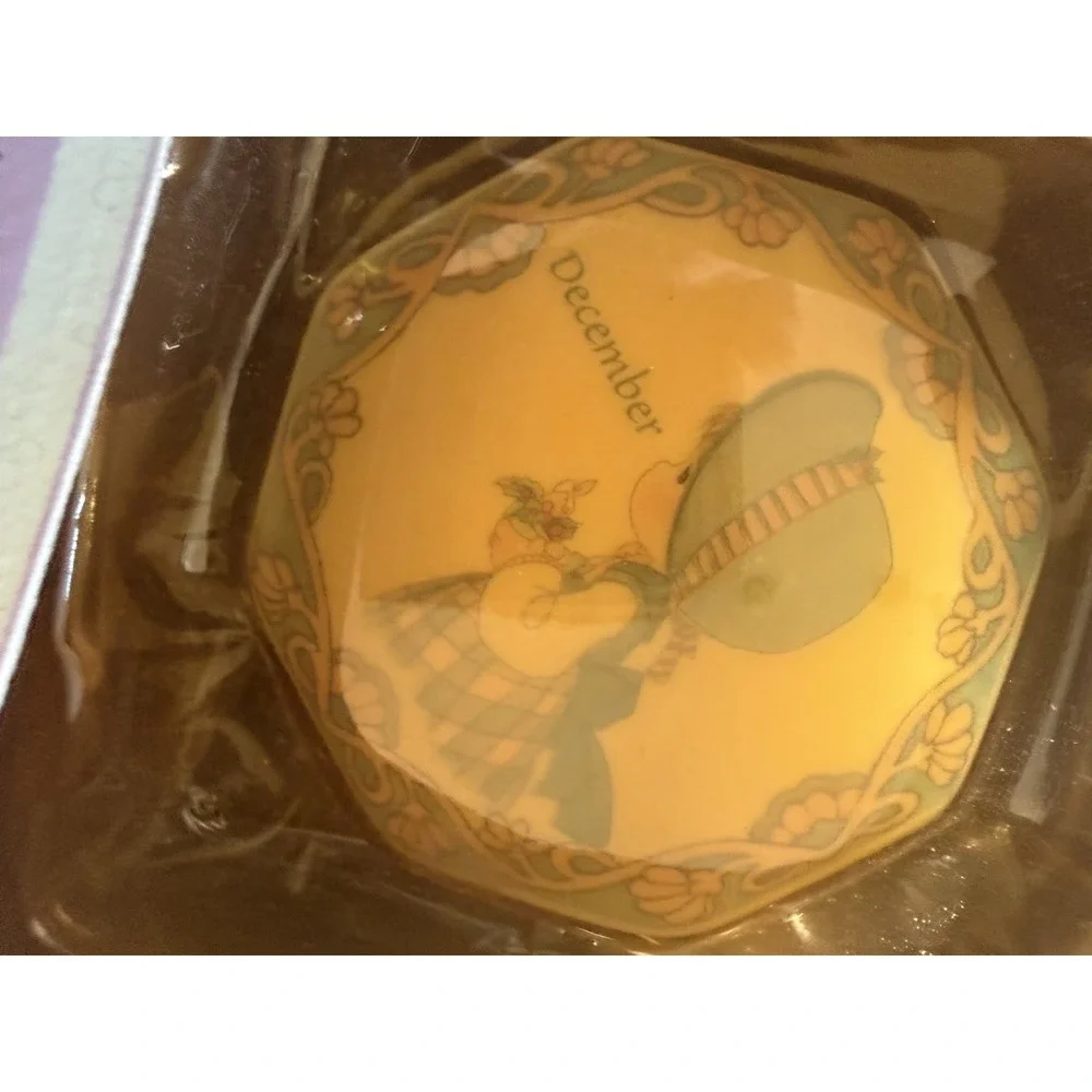 Enesco Precious Moments December Birthstone Hope Chest Trinket‎ Box 1998 Vintage